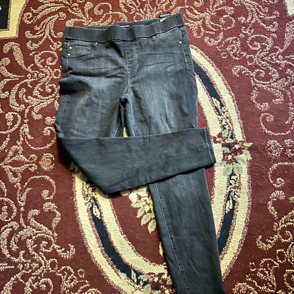 Liverpool Black Denim Pants-size16- casual or dressy - new or like new